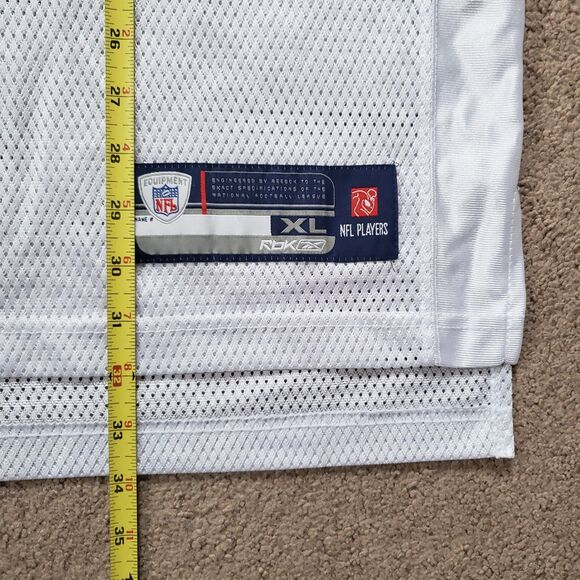 VTG Reebok Drew Brees Sz XL Mens White NFL Equipment New Orleans Saints Jersey - Picture 7 of 7